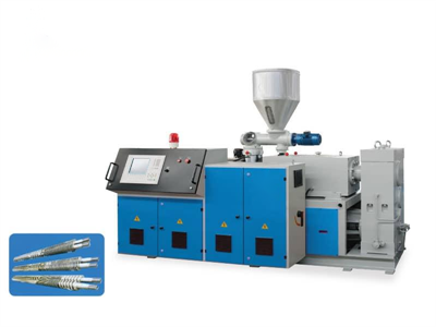 Konusni dvopužni ekstruder